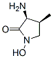 CAS 登录号：132695-96-6， (3S,4S)-3-氨基-1-羟基-4-甲基吡咯烷-2-酮
