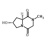 CAS#: 132714-93-3, (7R,8aS)-7-Hydroxy-2-Methylhexahydropyrrolo[1,2-a]Pyrazine-1,4-Dione