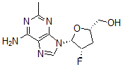 CAS#: 132722-91-9, [(2S,4S,5R)-5-(6-Amino-2-Methylpurin-9-Yl)-4-Fluorooxolan-2-Yl]Methanol