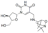 CAS#: 132723-75-2, 4-(((1-(2-Deoxy-beta-D-Erythro-Pentofuranosyl)-1,2,3,4-Tetrahydro-2,4-Dioxo-5-Pyrimidinyl)Methyl)Amino)-2,2,6,6-Tetramethyl-1-Piperidinyloxy