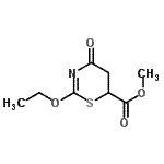CAS#: 132791-59-4, Methyl 2-Ethoxy-4-Oxo-5,6-Dihydro-4H-1,3-Thiazine-6-Carboxylate