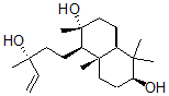 CAS#: 132796-57-7, (1R,2R,4aR,6S,8aS)-1-[(3R)-3-Hydroxy-3-Methylpent-4-Enyl]-2,5,5,8a-Tetramethyl-3,4,4a,6,7,8-Hexahydro-1H-Naphthalene-2,6-Diol