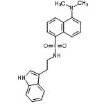 CAS#: 13285-17-1, 5-(Dimethylamino)-N-[2-(1H-Indol-3-Yl)Ethyl]-1-Naphthalenesulfonamide
