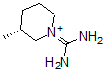 CAS 登录号：132856-77-0， [(3R)-3-甲基哌啶-1-鎓-1-亚基]甲烷二胺