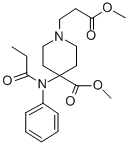 CAS 登录号：132875-61-7， 4-(甲氧羰基)-4-[(1-氧代丙基)苯基氨基]-1-哌啶丙酸甲酯