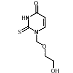 CAS#: 132885-31-5, 1-[(2-Hydroxyethoxy)Methyl]-2-Thioxo-2,3-Dihydro-4(1H)-Pyrimidinone