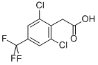 CAS 登录号：132992-36-0， 2,6-二氯-4-(三氟甲基)-苯乙酸