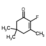 CAS#: 132999-31-6, 2-Fluoro-3,5,5-Trimethyl-2-Cyclohexen-1-One