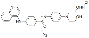 CAS#: 133041-51-7, N-[4-(Bis(2-Hydroxyethyl)Amino)Phenyl]-4-(Quinolin-4-Ylamino)Benzamide Dihydrochloride