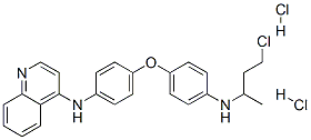CAS#: 133041-60-8, N-[4-[4-(4-Chlorobutan-2-Ylamino)Phenoxy]Phenyl]Quinolin-4-Amine Dihydrochloride