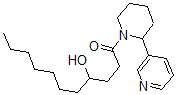 CAS#: 133201-45-3, 4-Hydroxy-1-(2-Pyridin-3-Ylpiperidin-1-Yl)Undecan-1-One
