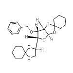CAS#: 13322-88-8, (3aR,5R,6S,6aR)-6-Benzyloxy-5-[(3R)-1,4-Dioxaspiro[4.5]Decan-3-Yl]Spiro[3A,5,6,6A-Tetrahydrofuro[2,3-d][1,3]Dioxole-2,1'-Cyclohexane]