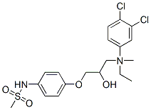 CAS#: 133229-23-9, N-[4-[3-[2-(3,4-Dichlorophenyl)Ethyl-Methylamino]-2-Hydroxypropoxy]Phenyl]Methanesulfonamide