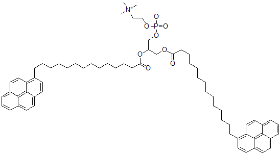 CAS#: 133304-92-4, 2,3-Bis(14-Pyren-1-Yltetradecanoyloxy)Propyl 2-Trimethylazaniumylethyl Phosphate