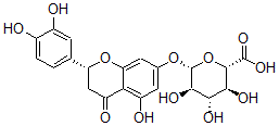 CAS#: 133360-47-1, (2S,3S,4S,5R,6S)-6-[(2R)-2-(3,4-Dihydroxyphenyl)-5-Hydroxy-4-Oxochroman-7-Yl]Oxy-3,4,5-Trihydroxyoxane-2-Carboxylic Acid
