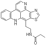 CAS#: 133401-11-3, N-[2-(8H-Pyrido[4,3,2-Mn][1,3]Thiazolo[4,5-b]Acridin-9-Yl)Ethyl]Propanamide