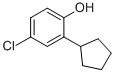 CAS#: 13347-42-7, 4-Chloro-2-cyclopentylphenol