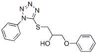 CAS#: 133506-57-7, 1-(Phenoxy)-3-(1-Phenyltetrazol-5-Yl)Sulfanylpropan-2-Ol