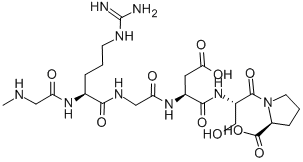 CAS#: 133525-11-8, (2S)-1-[(2S)-2-[[(2S)-2-[[2-[[(2S)-5-(Diaminomethylideneamino)-2-[(2-Methylaminoacetyl)Amino]Pentanoyl]Amino]Acetyl]Amino]-4-Hydroxy-4-Oxobutanoyl]Amino]-3-Hydroxypropanoyl]Pyrrolidine-2-Carboxylic Acid