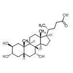 CAS#: 133565-87-4, (2beta,3alpha,5beta,7alpha)-2,3,7-Trihydroxycholan-24-Oic Acid