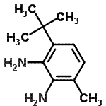 CAS#: 133639-32-4, 3-Methyl-6-(2-Methyl-2-Propanyl)-1,2-Benzenediamine