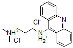 CAS#: 13365-37-2, acridin-9-yl-(3-dimethylazaniumylpropyl)azanium dichloride