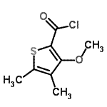 CAS#: 133659-18-4, 3-Methoxy-4,5-Dimethyl-2-Thiophenecarbonyl Chloride