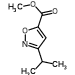 CAS#: 133674-35-8, Methyl 3-Isopropyl-1,2-Oxazole-5-Carboxylate