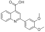CAS#: 133676-16-1, 2-(3,4-Dimethoxyphenyl)-4-Quinolinecarboxylicacid