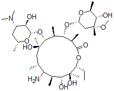 CAS 登录号：13368-00-8， Erythromyclamine
