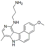 CAS#: 133712-11-5, N-(3-Methoxy-8-Methyl-7H-Benzo(E)Pyrido(4,3-b)Indol-11-Yl)-1,3-Propanediamine