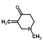 CAS 登录号：133828-19-0， 1-甲基-3-亚甲基-哌啶-4-酮