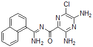 CAS 登录号：133906-28-2， 3,5-二氨基-N-(氨基-萘-1-基亚甲基)-6-氯吡嗪-2-甲酰胺