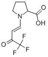 CAS#: 133992-80-0, 1-(4,4,4-Trifluoro-3-oxo-but-1-enyl)-pyrrolidine-2-carboxylic acid