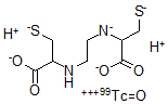 CAS#: 134009-45-3, Technetium-99-L,L-ethylenedicysteine