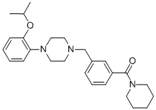 CAS#: 134208-17-6, Piperidin-1-Yl-[3-[[4-(2-Propan-2-Yloxyphenyl)Piperazin-1-Yl]Methyl]Phenyl]Methanone