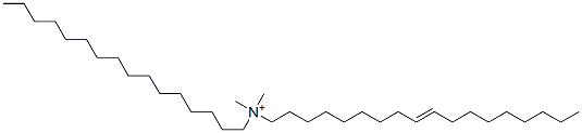 CAS 登录号：134311-09-4， 十六烷基-二甲基-[(E)-十八碳-9-烯基]氯化铵