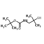 CAS#: 134362-01-9, 2-Methyl-2-Propanyl (2-Methyl-2-Sulfanylpropyl)Carbamate