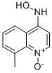 CAS 登录号：13442-10-9， N-羟基-8-甲基-4-喹啉胺 1-氧化物