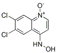 CAS 登录号：13442-13-2， (NE)-N-(6,7-二氯-1-羟基喹啉-4-亚基)羟胺