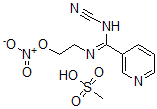CAS 登录号：134431-49-5， N-氰基-N'-(2-硝氧乙基)-3-吡啶甲脒甲烷磺酸盐