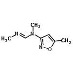 CAS#: 134540-15-1, N,N'-Dimethyl-N-(5-methyl-1,2-oxazol-3-yl)imidoformamide