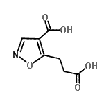 CAS#: 134541-09-6, 5-(2-Carboxyethyl)-1,2-Oxazole-4-Carboxylic Acid