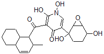 CAS#: 134822-63-2, 5-(2,5-Dihydroxy-7-Oxabicyclo[4.1.0]Heptan-2-Yl)-1,2-Dihydroxy-3-(2-Methyl1,2,4a,5,6,7,8,8a-Octahydronaphthalene-1-Carbonyl)Pyridin-4-One