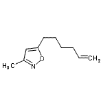 CAS 登录号：134836-81-0， 5-(5-己烯-1-基)-3-甲基-1,2-恶唑