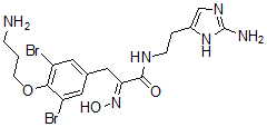 CAS#: 134850-51-4, (2E)-N-[2-(2-Amino-3H-Imidazol-4-Yl)Ethyl]-3-[4-(3-Aminopropoxy)-3,5-Dibromophenyl]-2-Hydroxyiminopropanamide