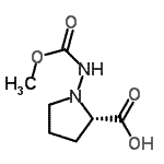 CAS 登录号：134920-23-3， 1-[(甲氧羰基)氨基]-L-脯氨酸