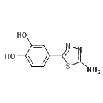 CAS#: 134952-04-8, 4-(5-Amino-1,3,4-Thiadiazol-2-Yl)-1,2-Benzenediol