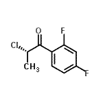 CAS 登录号：135133-19-6， (2S)-2-氯-1-(2,4-二氟苯基)-1-丙酮