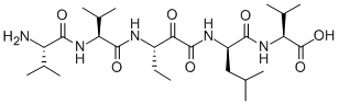 CAS#: 135219-43-1, (2S)-2-[[(2R)-2-[[(3S)-3-Amino-2-Oxopentanoyl]Amino]-4-Methylpentanoyl]-[(2S,6S)-2,6-Diamino-3,7-Dimethyl-5-Oxooctanoyl]Amino]-3-Methylbutanoic Acid